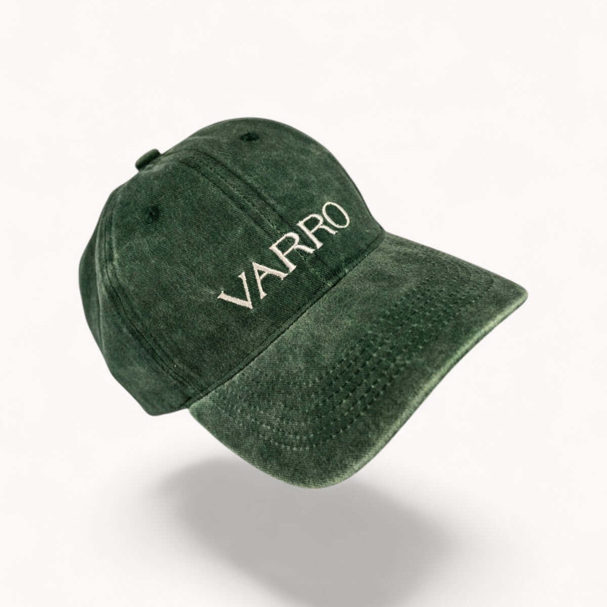 Vintage Washed Cap – Forest Green Unisex Baseball Hat – VARRO